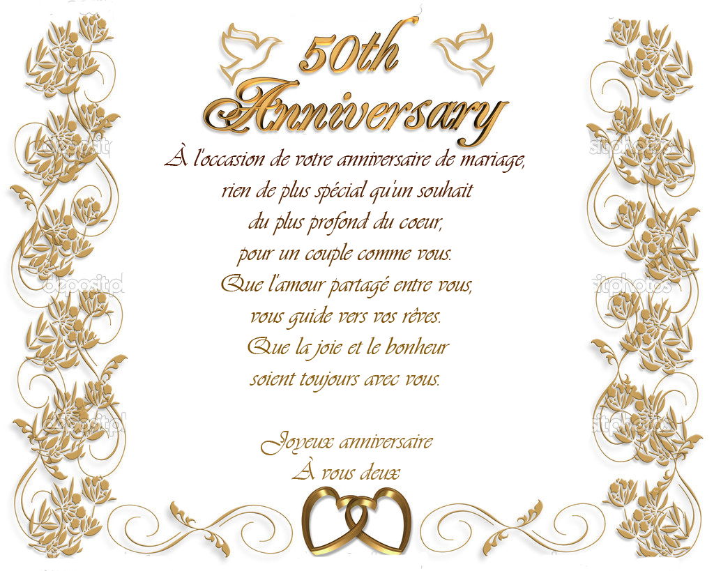 50 Ans De Mariage Texte Humoristique